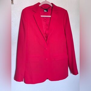 NWT - THE KOOPLES $495  Red Crepe Blazer Size 4/36 (small)